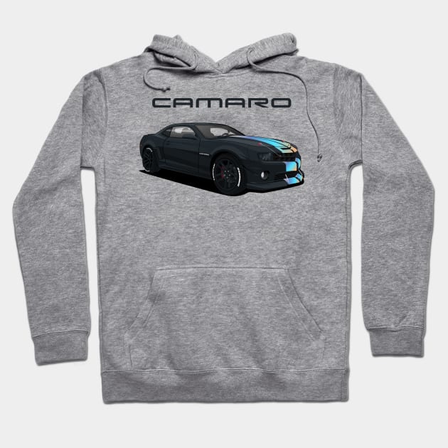 Camaro American Muscle Cars Hoodie by masjestudio